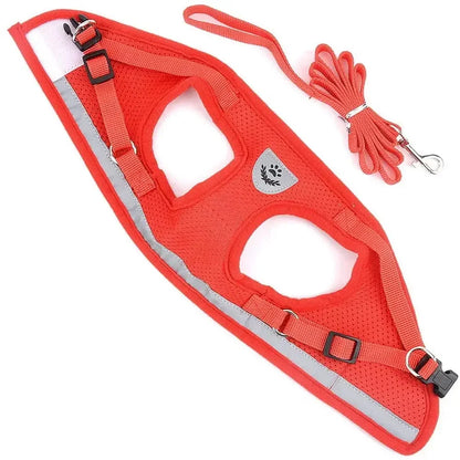 Reflective Adjustable Pet Harness Set