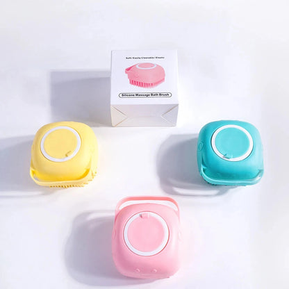 Silicone 2-in-1 Pet Bath Massage Brush