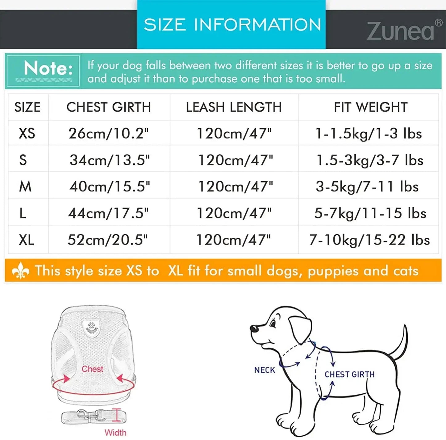 Reflective Adjustable Pet Harness Set
