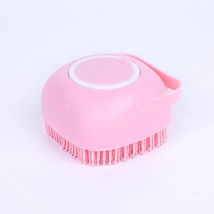 Silicone 2-in-1 Pet Bath Massage Brush