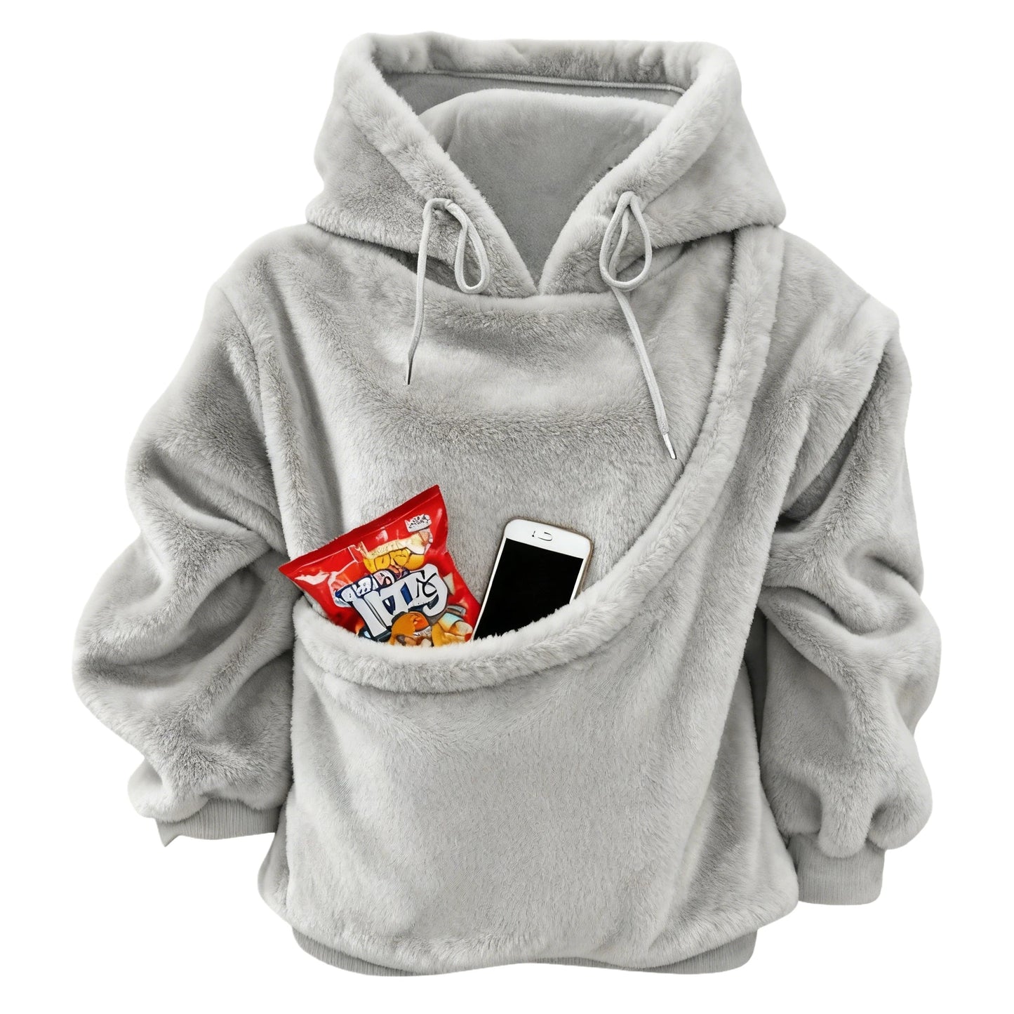 Fuzzy Pet Sling Hoodie
