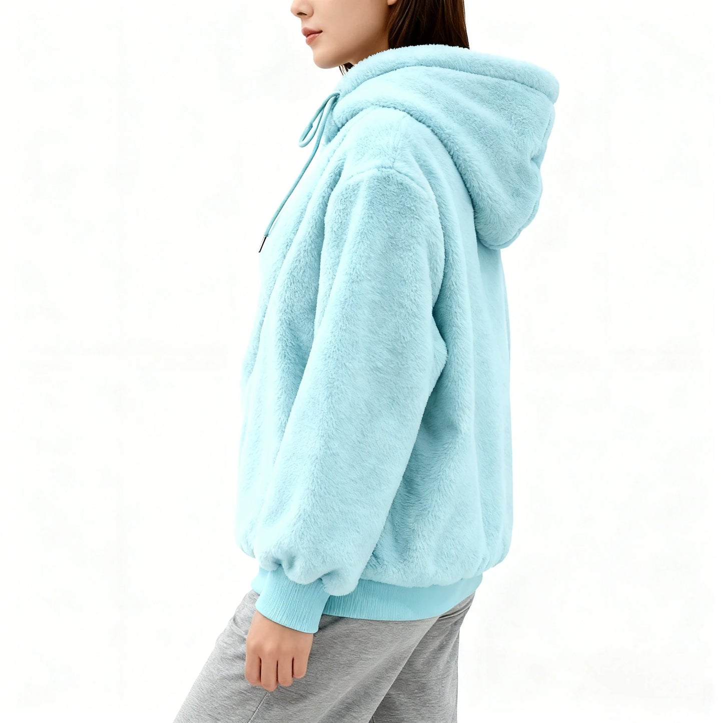 Fuzzy Pet Sling Hoodie