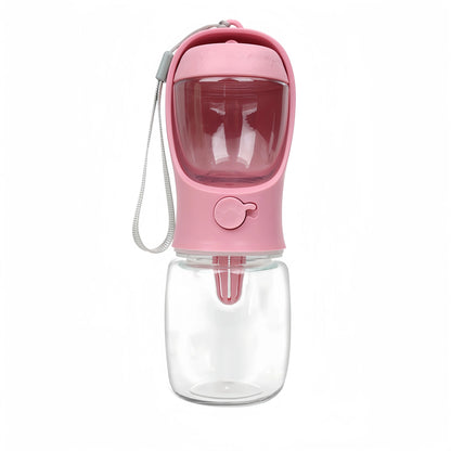 2-in-1 Portable Dog Food & Water Bottle