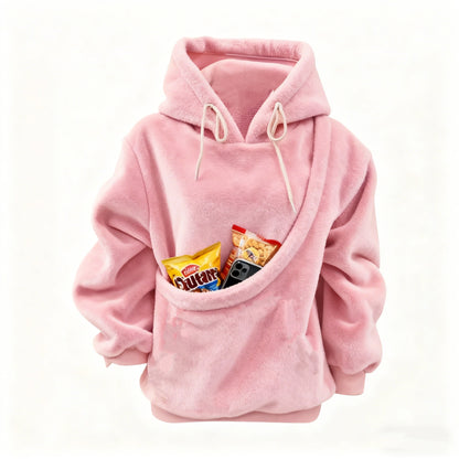 Fuzzy Pet Sling Hoodie