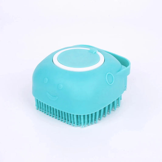 Silicone 2-in-1 Pet Bath Massage Brush