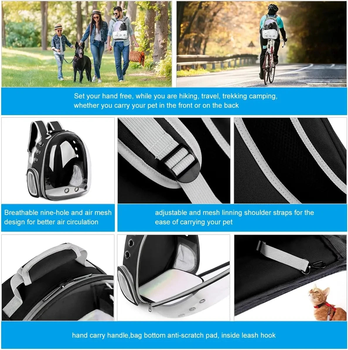 Space Capsule Cat Backpack Carrier