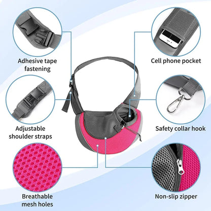 Cozy Pet Travel Shoulder Messenger Bag