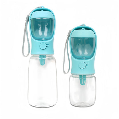 2-in-1 Portable Dog Food & Water Bottle