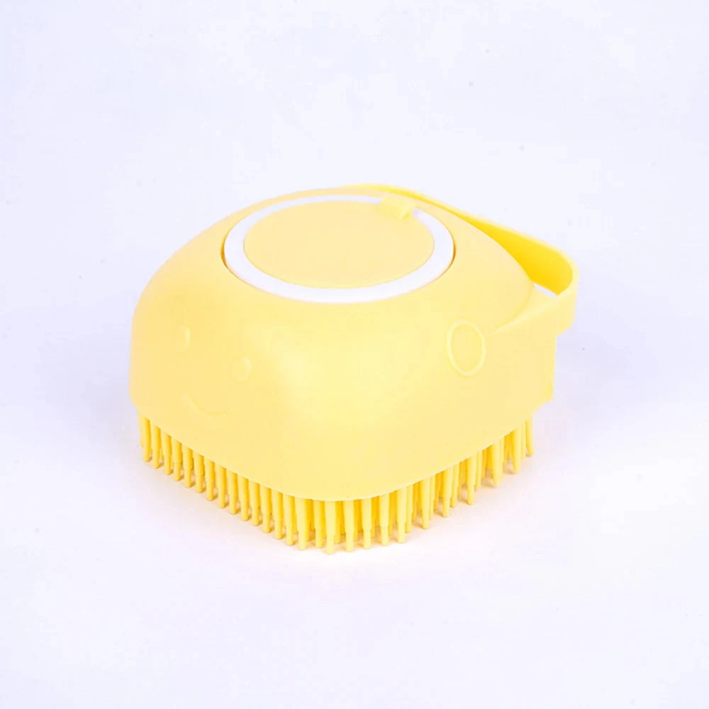 Silicone 2-in-1 Pet Bath Massage Brush