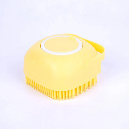 Silicone 2-in-1 Pet Bath Massage Brush