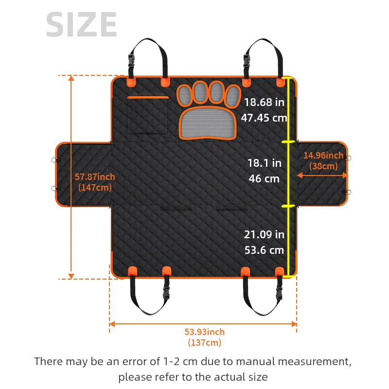 Waterproof Dog Cargo Liner and Seat Cover