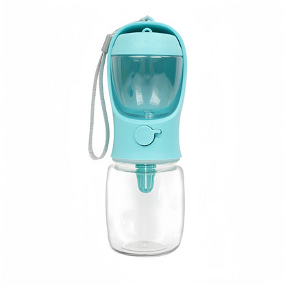 2-in-1 Portable Dog Food & Water Bottle
