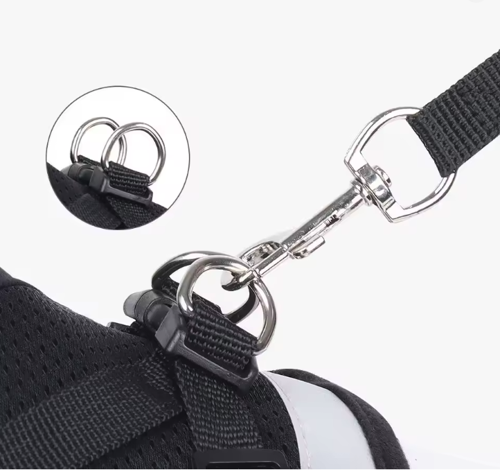 Reflective Adjustable Pet Harness Set