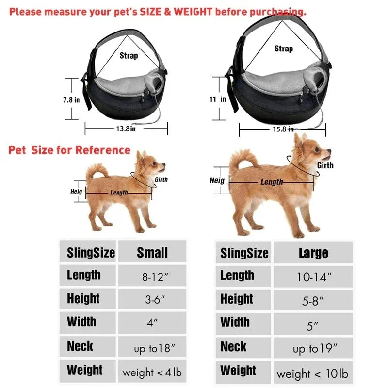Cozy Pet Travel Shoulder Messenger Bag