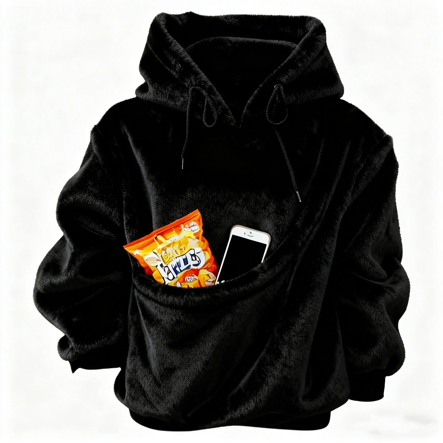 Fuzzy Pet Sling Hoodie