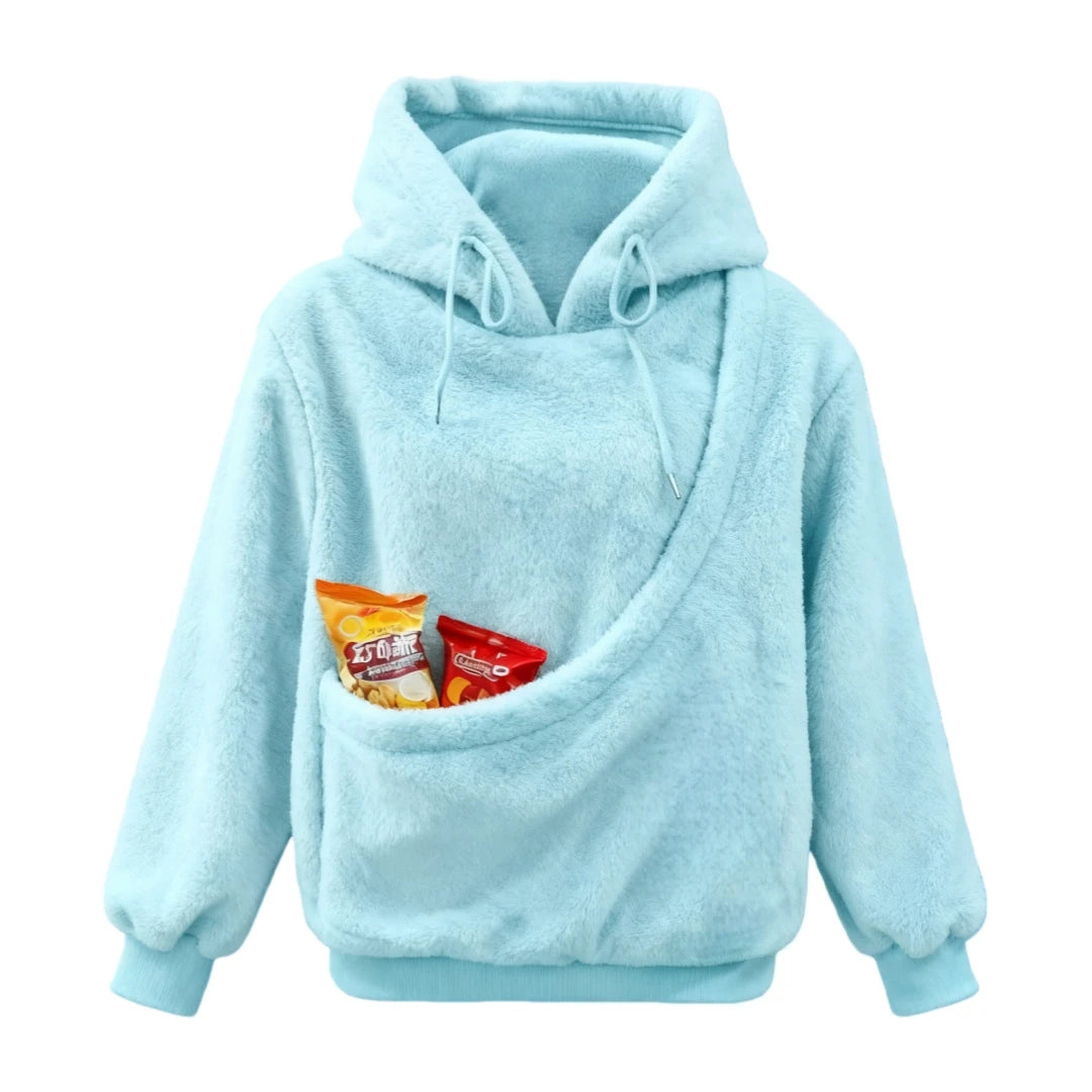 Fuzzy Pet Sling Hoodie