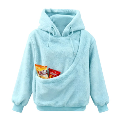 Fuzzy Pet Sling Hoodie