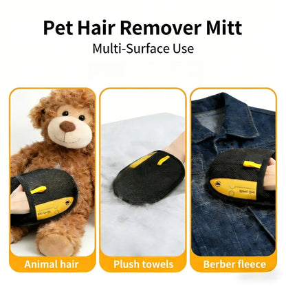 Reusable Pet Hair Removal Mitt