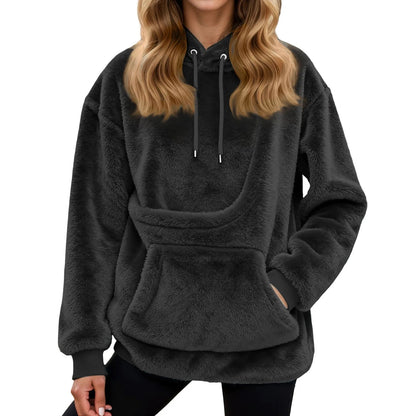 Fuzzy Pet Sling Hoodie