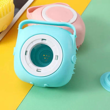 Silicone 2-in-1 Pet Bath Massage Brush