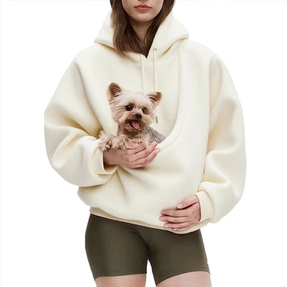 Fuzzy Pet Sling Hoodie